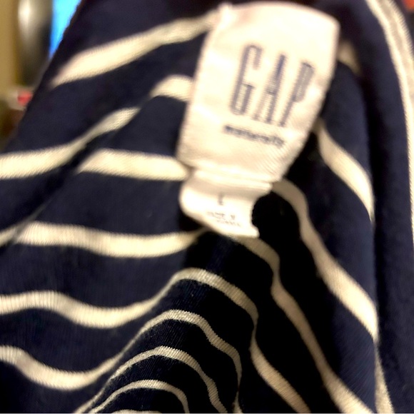 GAP navy & white maternity dress in size Large. Super Comfortable - Picture 5 of 5
